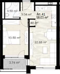 Продава 2-стаен апартамент, град София, кв. Сердика